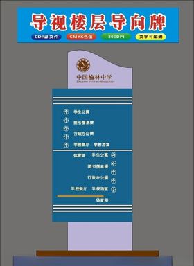 楼层标识牌