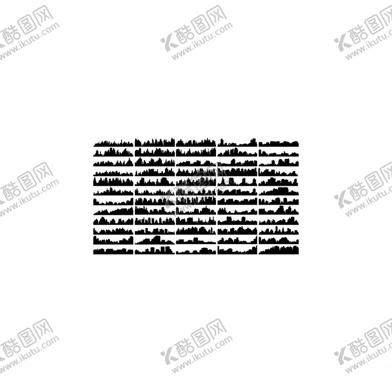 编号：36195809290600575955【酷图网】源文件下载-城市剪影