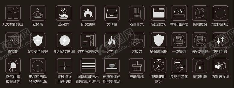 编号：54424901181631223275【酷图网】源文件下载-集成灶标志