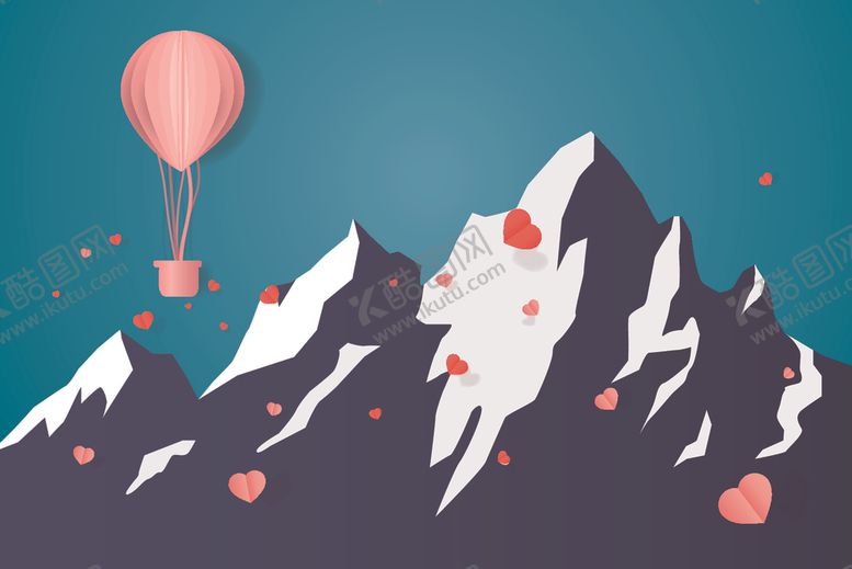 编号：49430909291207585592【酷图网】源文件下载-剪纸风格风景