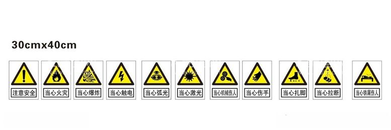 编号：52843211260036009474【酷图网】源文件下载-钢筋加工棚警示标识