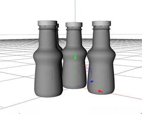 c4d模型红酒瓶子