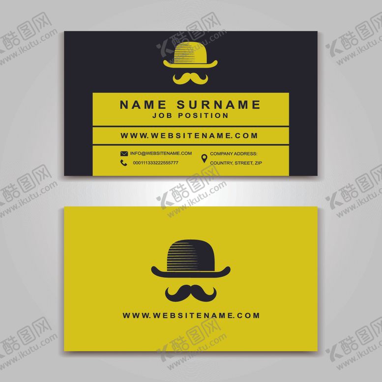 编号：11138509091130517568【酷图网】源文件下载-名片设计