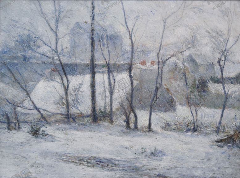 编号：45584109190350191238【酷图网】源文件下载-田园风景树林油画