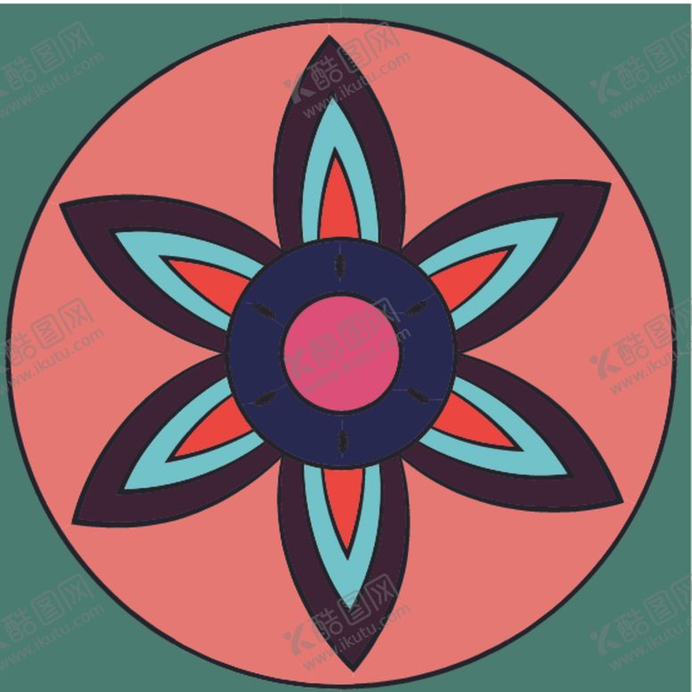 编号：40396609181349457551【酷图网】源文件下载-波西米亚风格花纹图案