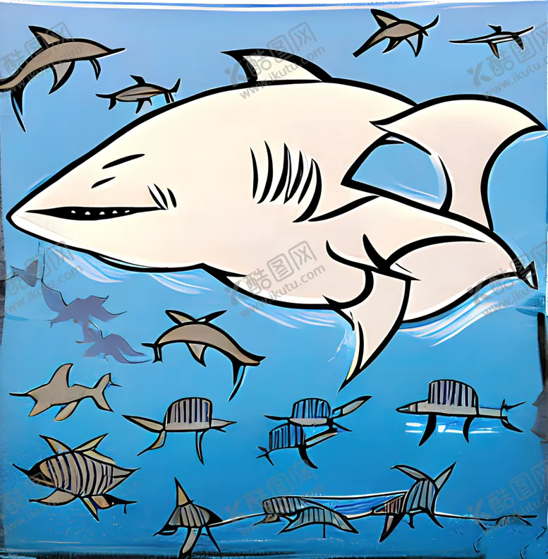编号：92141512110800279954【酷图网】源文件下载-鲨鱼