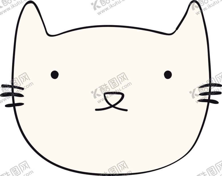 编号：61679310051114218188【酷图网】源文件下载-手绘卡通猫