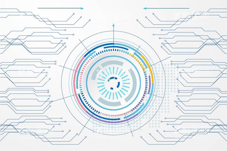 编号：29544112030704174220【酷图网】源文件下载-科技感背景 
