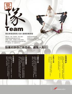 团队招聘海报