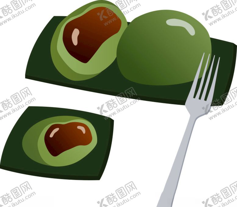 编号：21448010311613298384【酷图网】源文件下载-手绘青团插画图片