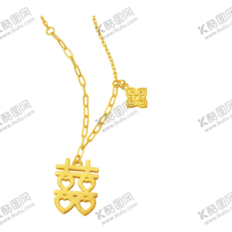 编号：55885101250818577910【酷图网】源文件下载-黄金项链PNG