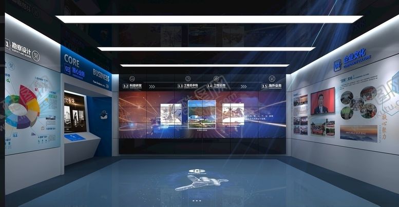 编号：26579306280940404394【酷图网】源文件下载-企业展示厅Z07