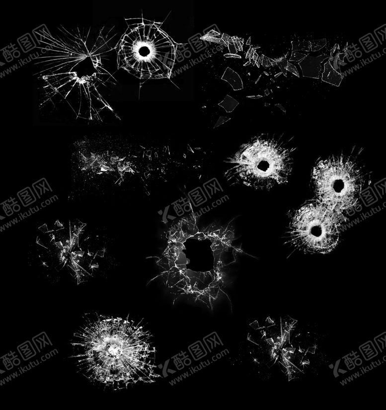 编号：40813509092144484021【酷图网】源文件下载-破碎玻璃