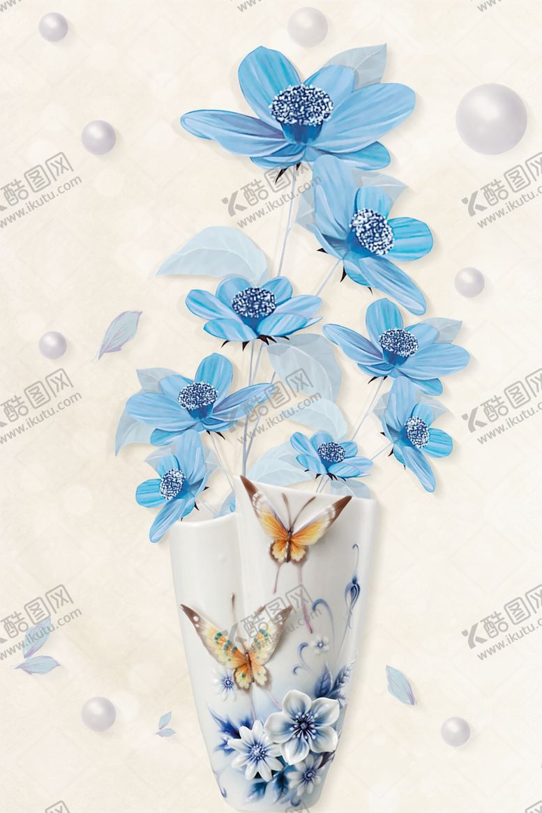 编号：24171501311510315371【酷图网】源文件下载-珠宝插花花瓶