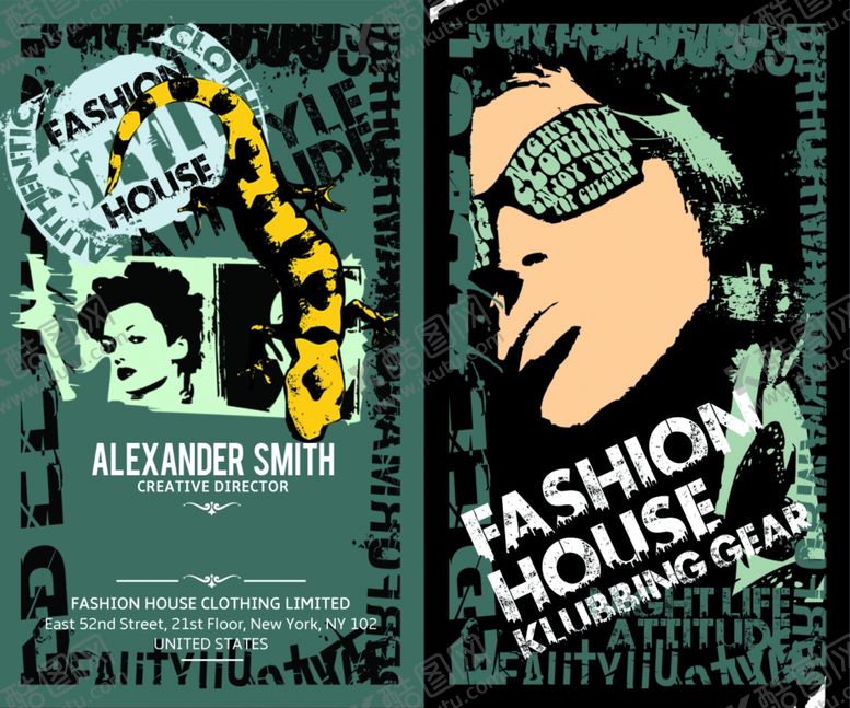 编号：28796310050014168672【酷图网】源文件下载-摇滚名片设计