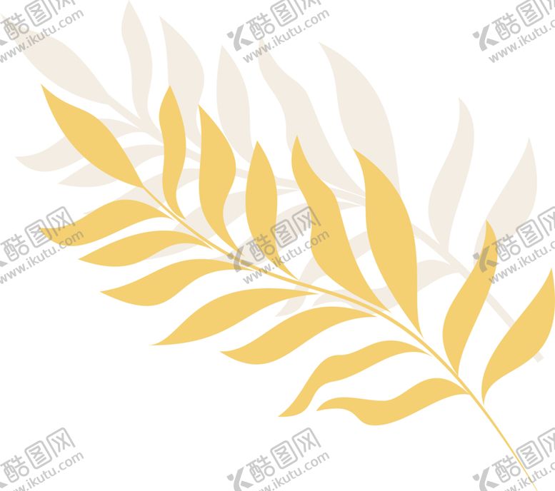 编号：59430605181716583045【酷图网】源文件下载-手绘叶子