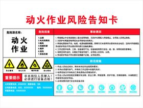 锅炉房风险告知牌