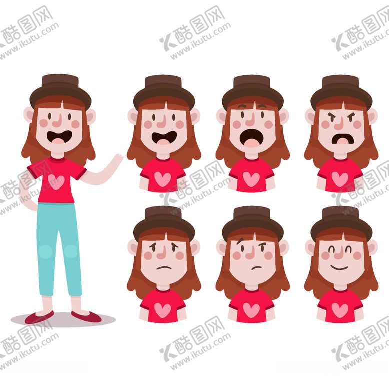 编号：52778510021524365075【酷图网】源文件下载-不同表情