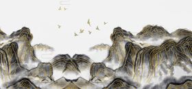中国风山素材