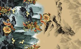 山水定位花定位花