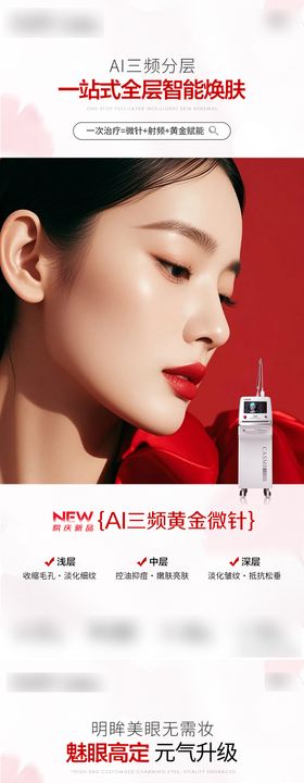 医美仪器魅眼高定海报