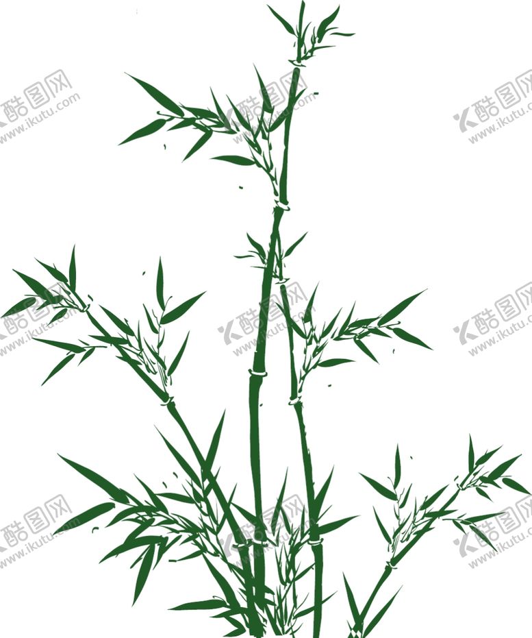 编号：39400010082247166993【酷图网】源文件下载-水墨竹子