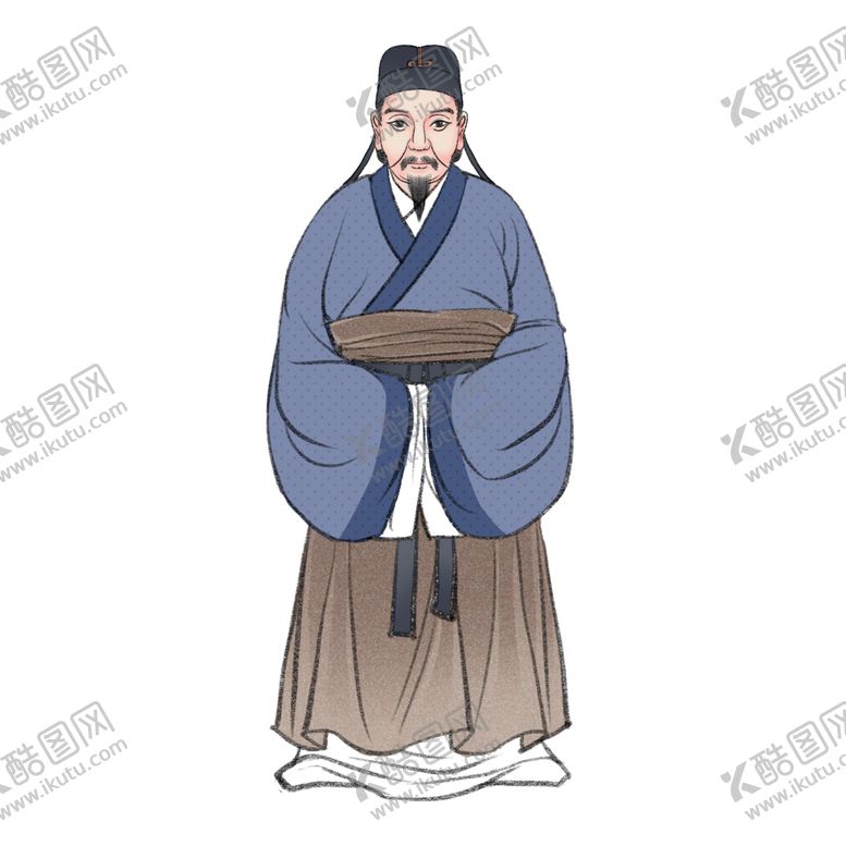 编号：15445807051704121077【酷图网】源文件下载-国学人物插画