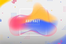 抽象流体渐变艺术背景图