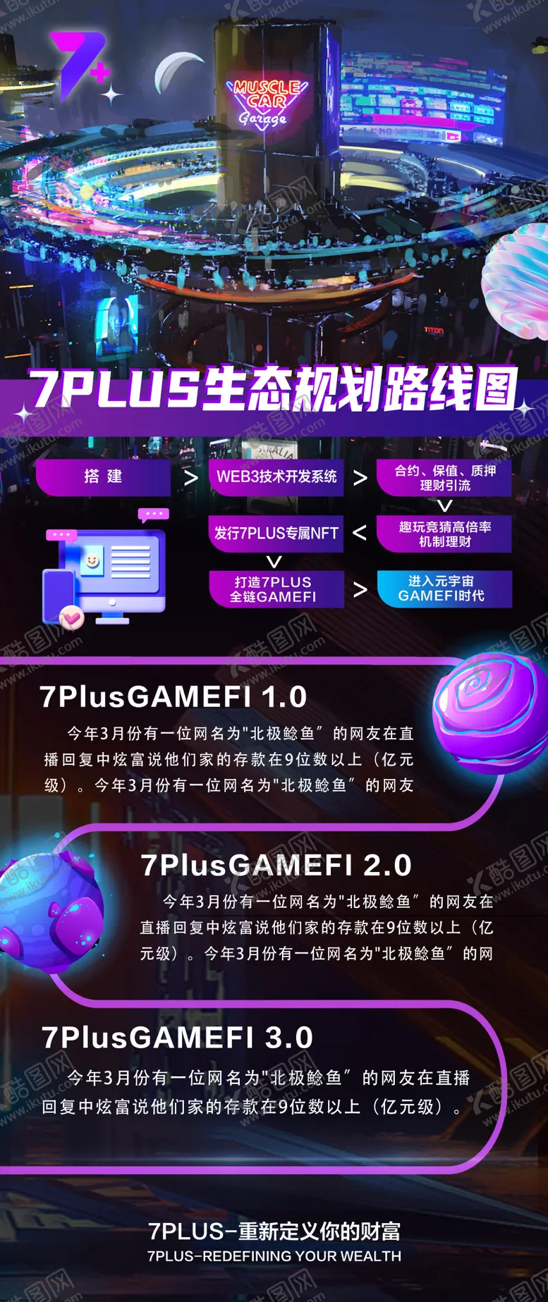 编号：84676011251752154846【酷图网】源文件下载-区块链科技竞技游戏海报