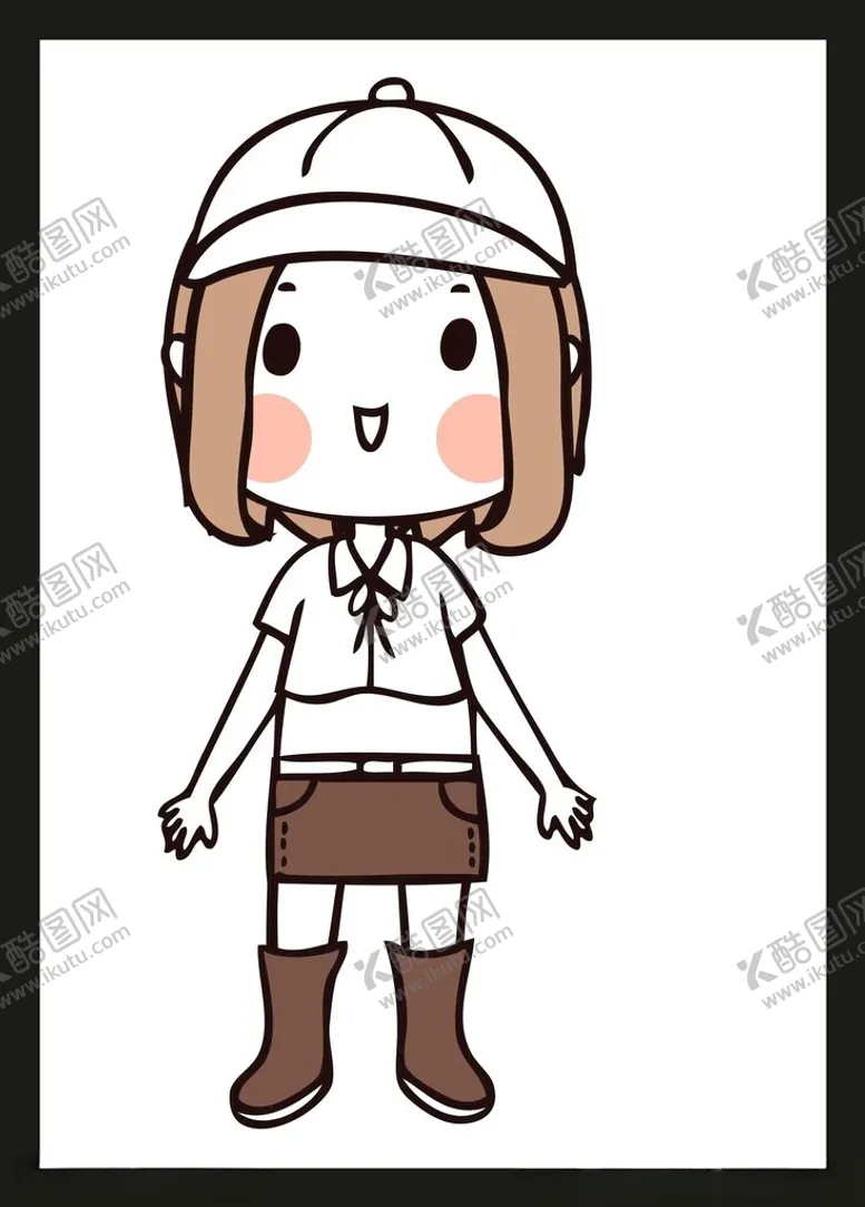 编号：21763802081549018824【酷图网】源文件下载-手绘女孩女人