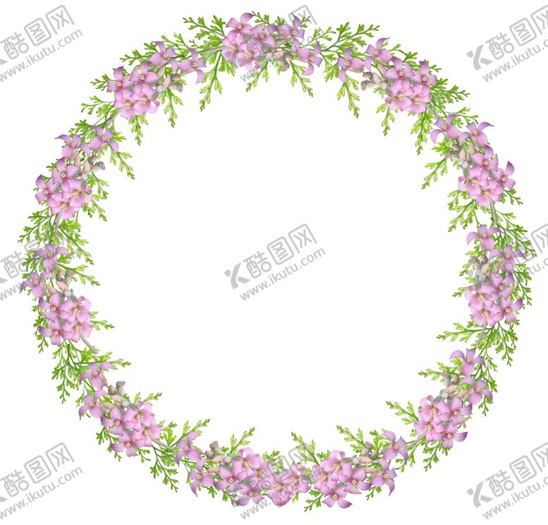 编号：59913210252309328778【酷图网】源文件下载-花环