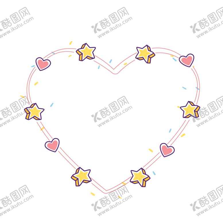 编号：13813209231321063297【酷图网】源文件下载-爱心边框
