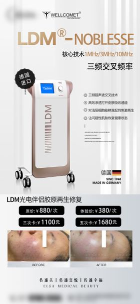 LDM医美仪器价格表海报