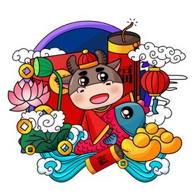 卡通牛形象