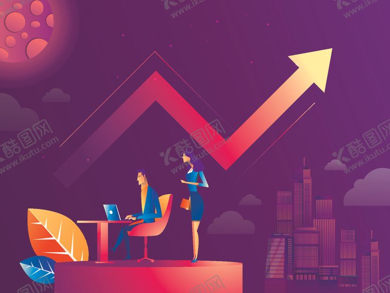编号：55222710100001443557【酷图网】源文件下载-商业理财投资插画