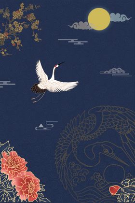 中国风国潮背景图片插画