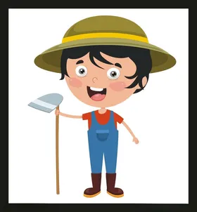 手绘儿童男孩卡通