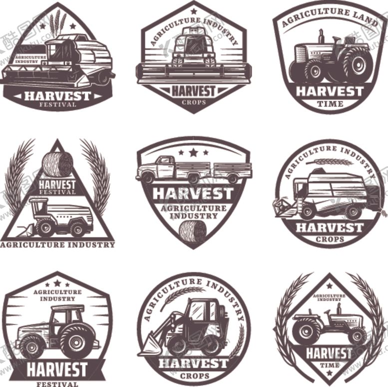 编号：79656310011646251459【酷图网】源文件下载-农业机械图标