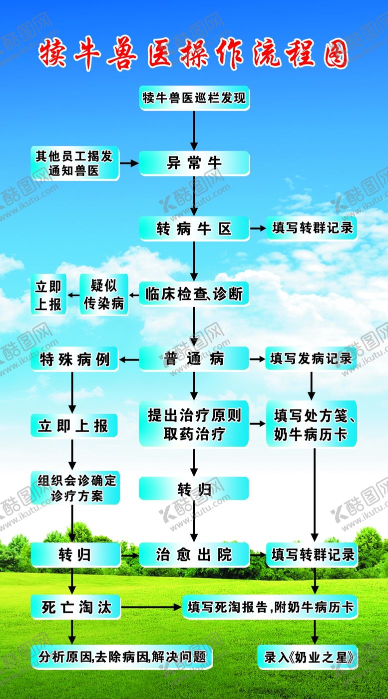 编号：91896109231419259414【酷图网】源文件下载-犊牛兽医流程