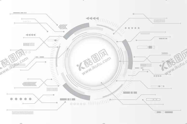 编号：24968510072123290238【酷图网】源文件下载-白色科技感背景