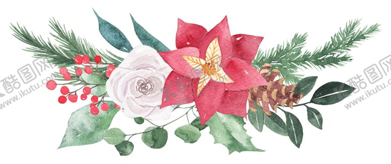 编号：50548710020939591307【酷图网】源文件下载-小清新水彩植物花朵