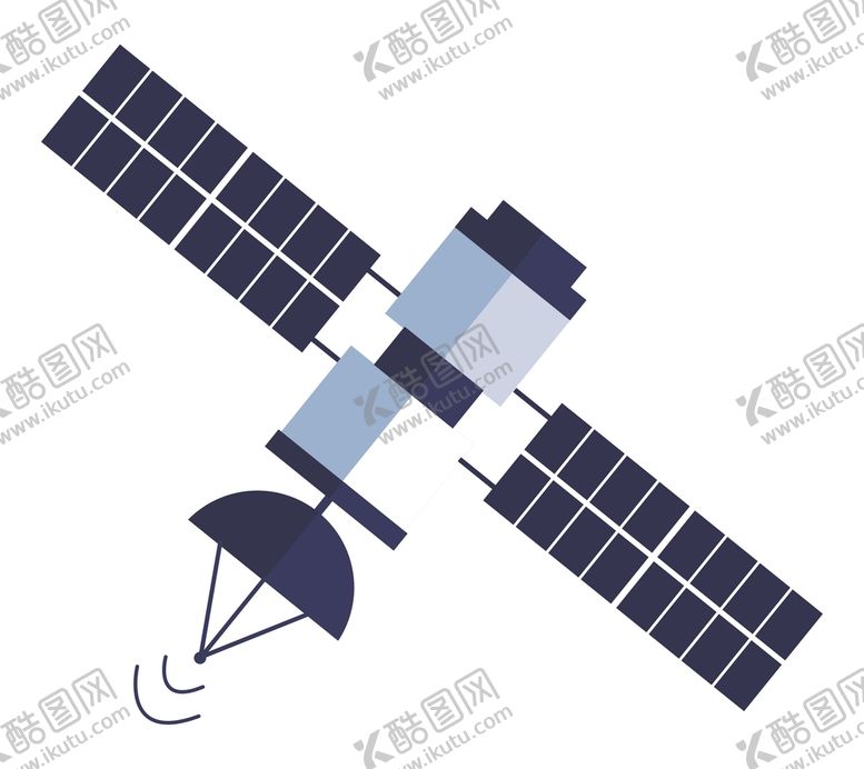 编号：80202801250436122889【酷图网】源文件下载-手绘宇宙卫星