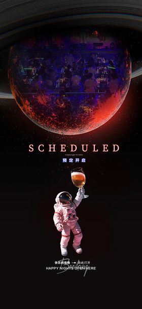 酒吧夜店预定海报