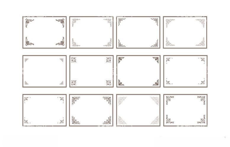 编号：27115012031752175442【酷图网】源文件下载-中式边框