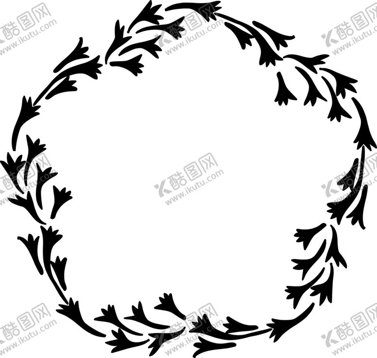 编号：96938805082142152914【酷图网】源文件下载-圆形花环