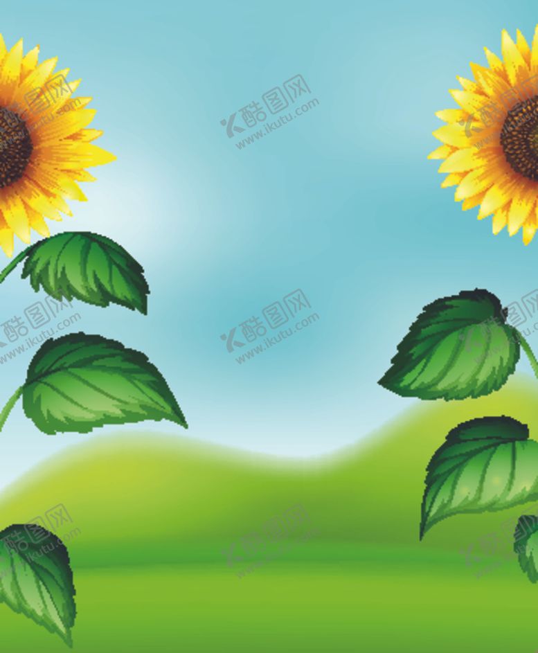 编号：93040709161747185589【酷图网】源文件下载-向日葵背景