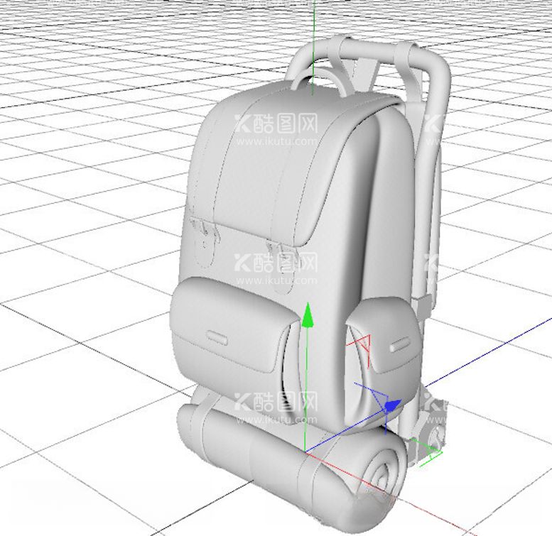 编号：29515611250702158788【酷图网】源文件下载-C4D模型背包