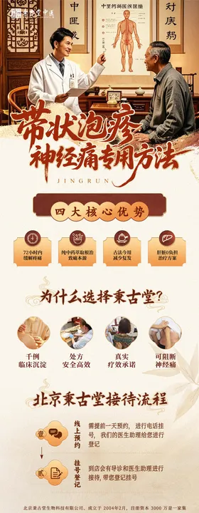 高端中医诊断治疗海报分层工程源文件