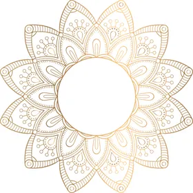 透明底免抠图金色复古花纹欧式背景杂典png