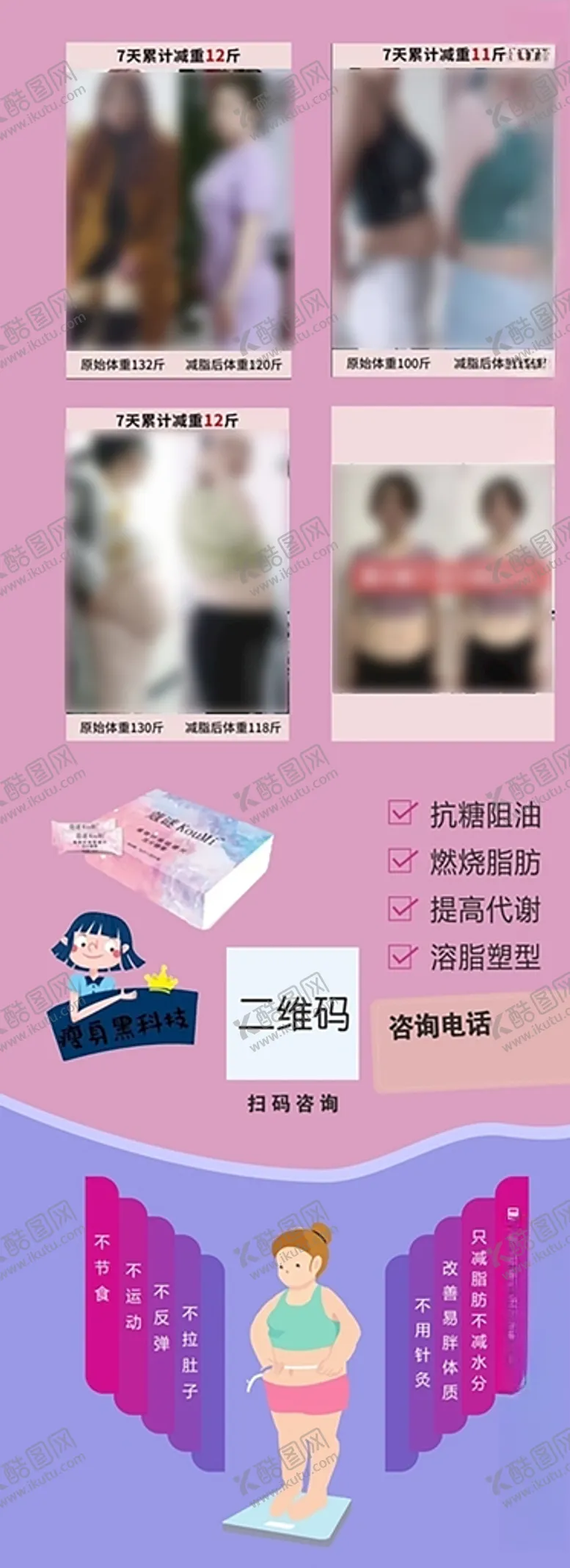 编号：57794907020854403523【酷图网】源文件下载-减肥易拉宝